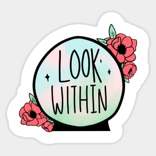Crystal Ball Quote Sticker
